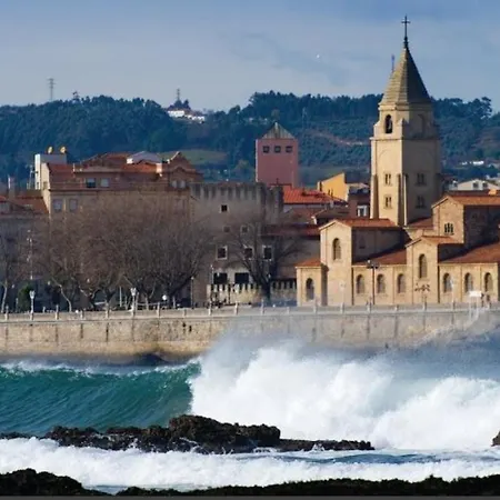 Apto. Vista Playa Poniente Apartment Gijon